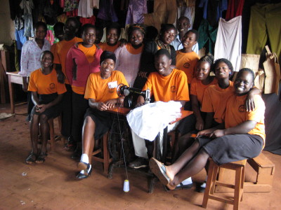 tailoring group smiling